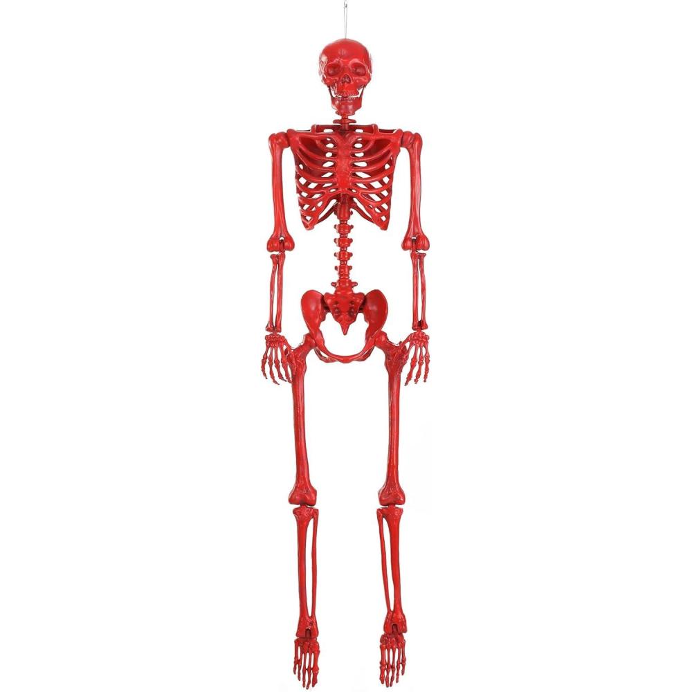 imageCrazy Bonez Red PoseNStay Skeleton