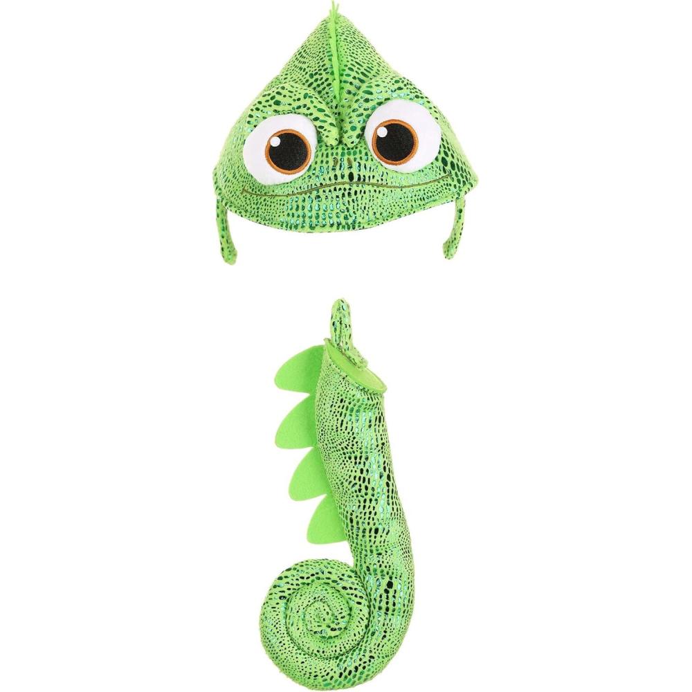 imageDisney Tangled Pascal Tail ampamp Headband Kit  Plush Headband with Hook and Loop Fastener