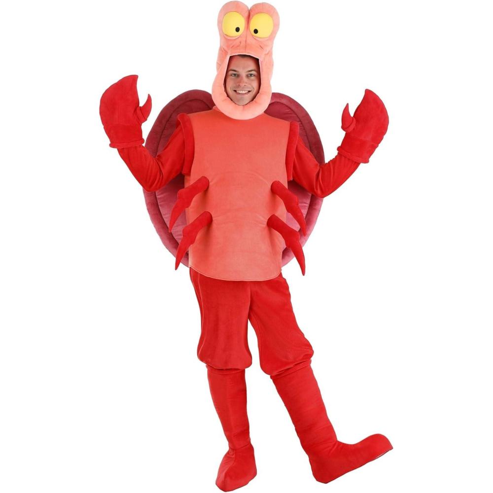 imageDisney The Little Mermaid Sebastian Costume for Adults For Cosplay Fantasy Halloween Beach Theme ampamp Dress Up