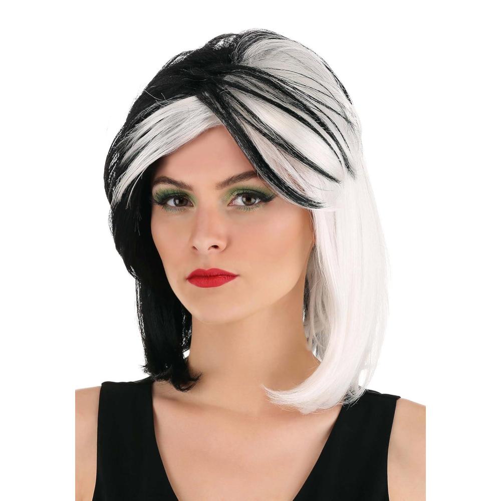 imageFun Costumes 101 Dalmatians Fashion Cruella De Vil Wig for Adults StandardST