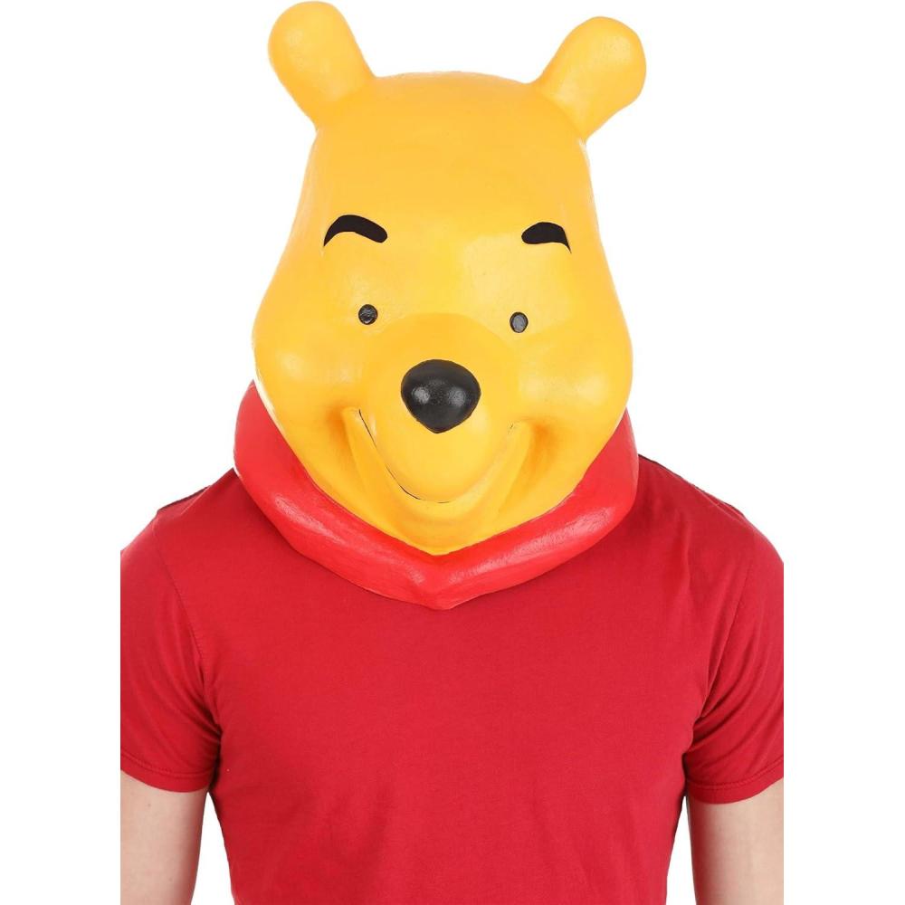 imageFun Costumes Disney Winnie The Pooh Deluxe Adult Latex Mask  Disney Masks StandardStandard