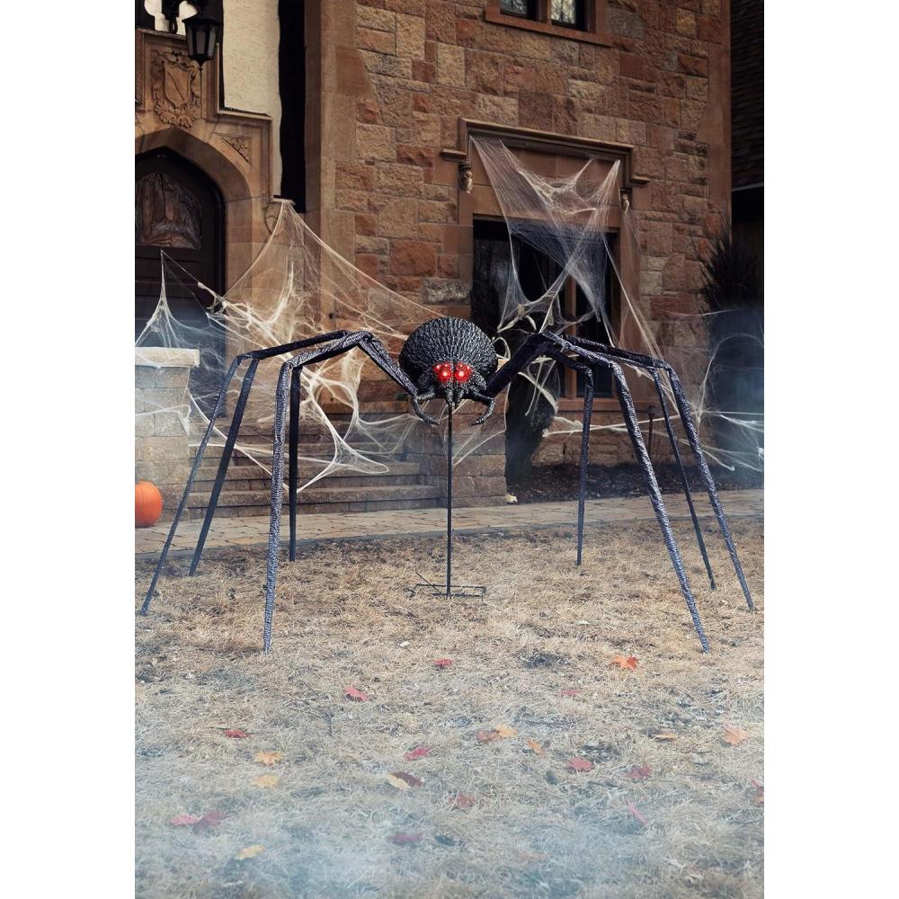 imageFun Costumes Leggs The Giant Yard Spider Decoration Arachnid Animatronic for Halloween Haunted House Porch Dcor