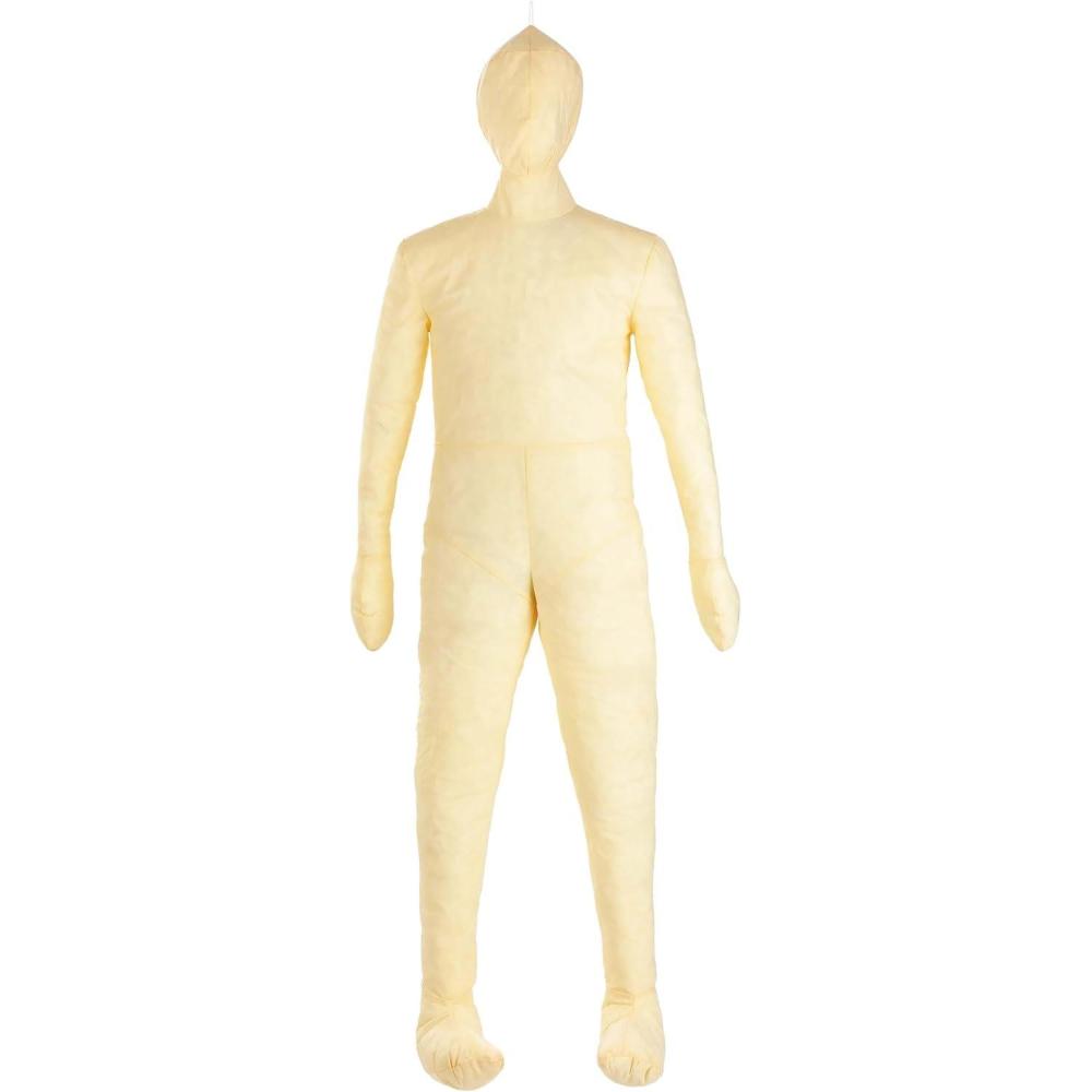 imageFun Costumes Poseable Dummy 5 FT Halloween Mannequin Decoration Adjustable Shape Hanging Cord Haunting Enthusiasts Display StandardStandard