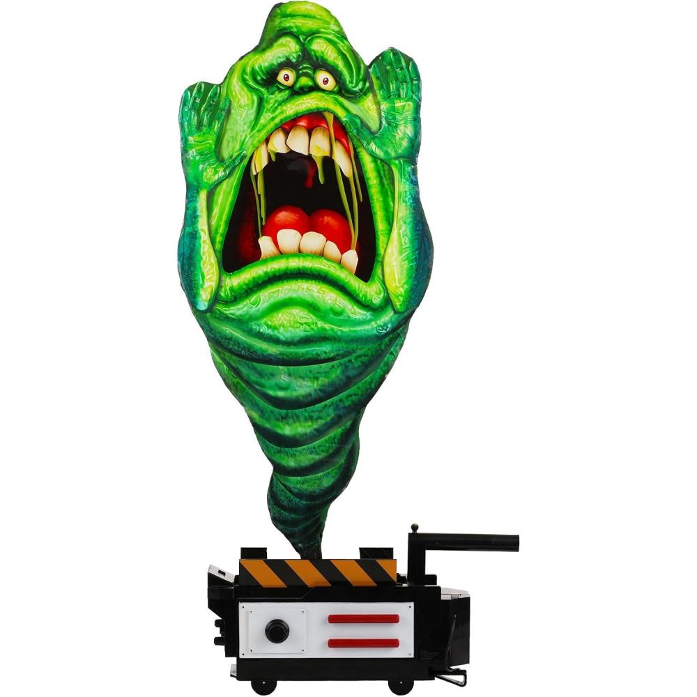 imageGhostbusters Ghost Trap Slimer Animated Decoration  32quot Animated Ghost Trap with Foam Slimer ampamp Ominous Lights ampamp Sound