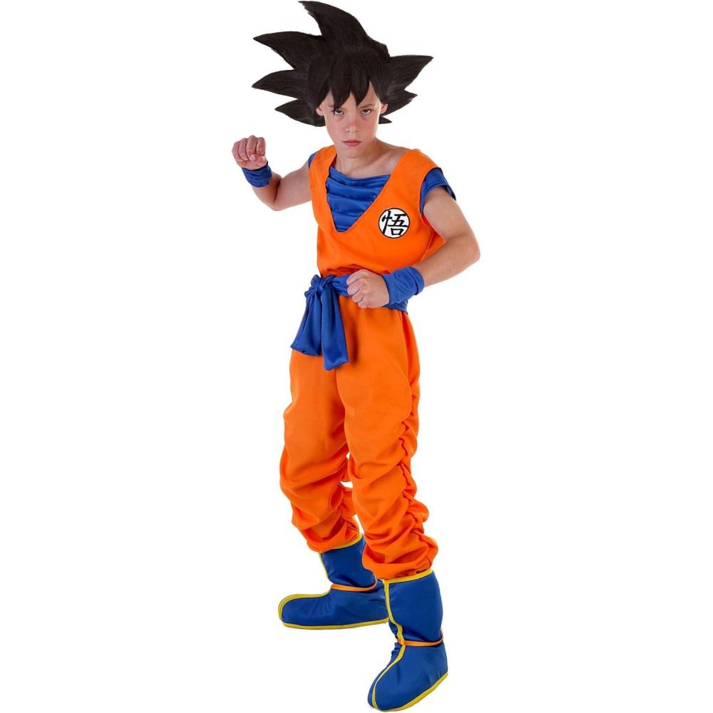 imageGoku Costume for Kids Boys Dragon Ball Z CostumeBundle W Wig