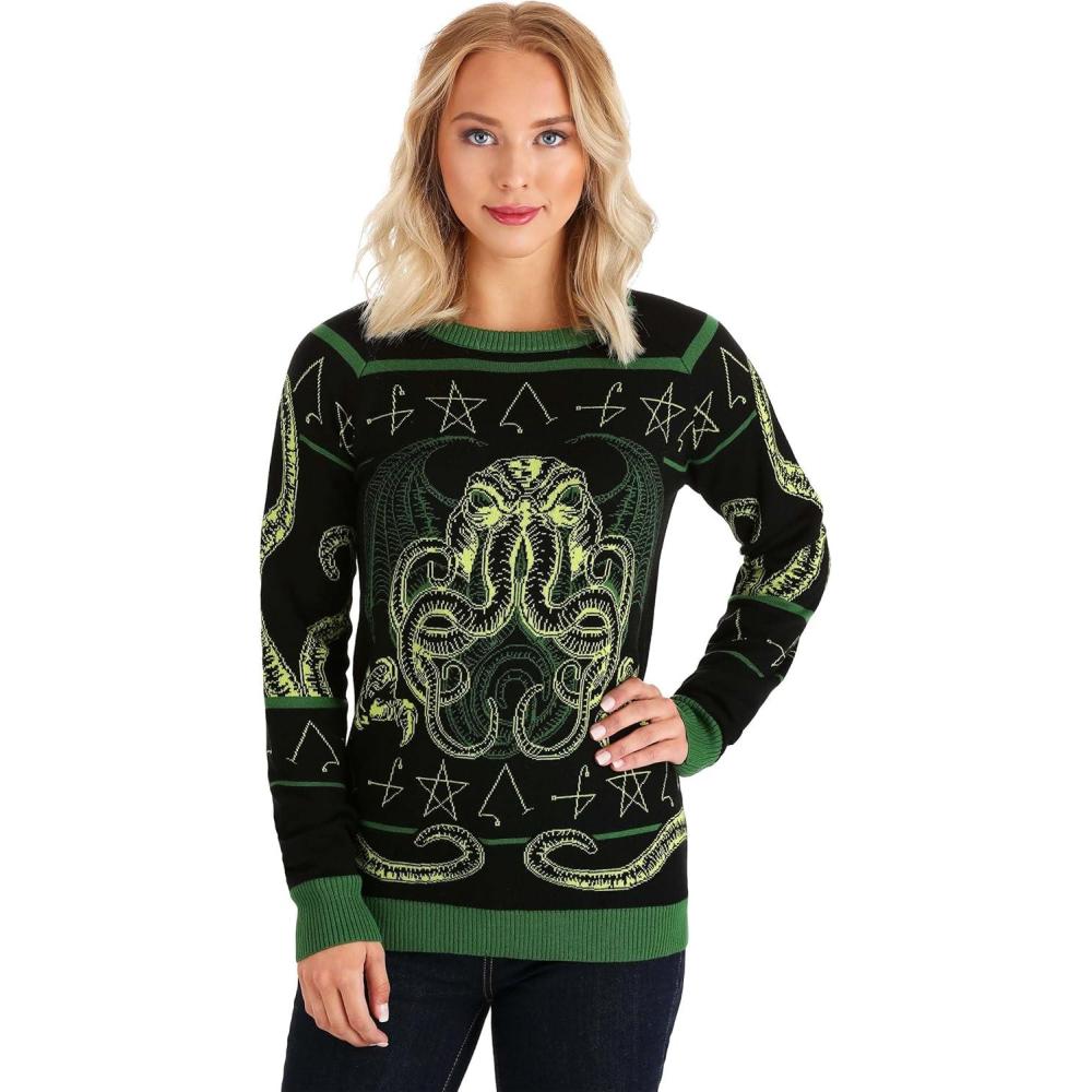 imageHalloween Cthulhu Knit Sweater  Officially Licensed Costume Piece