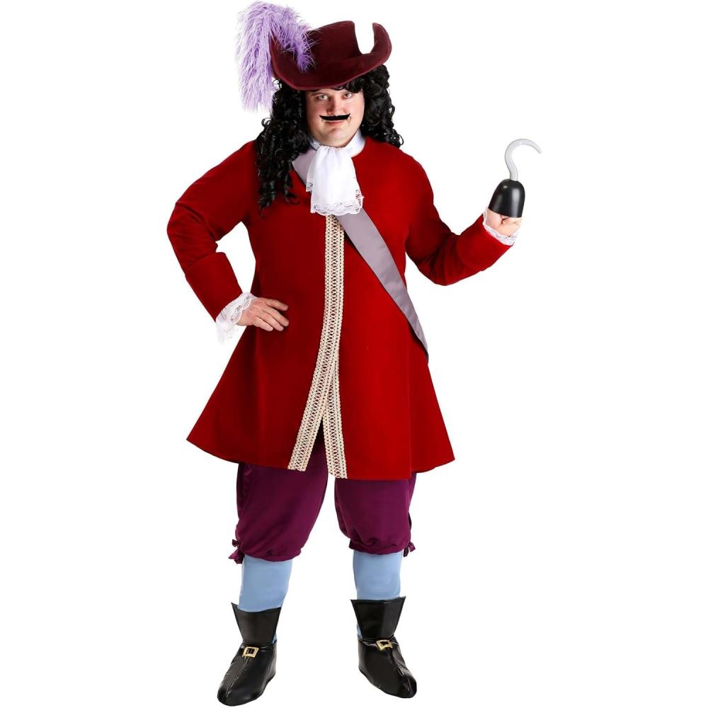 imageMens Plus Size Deluxe Disney Captain Hook Costume  Disney Costumes