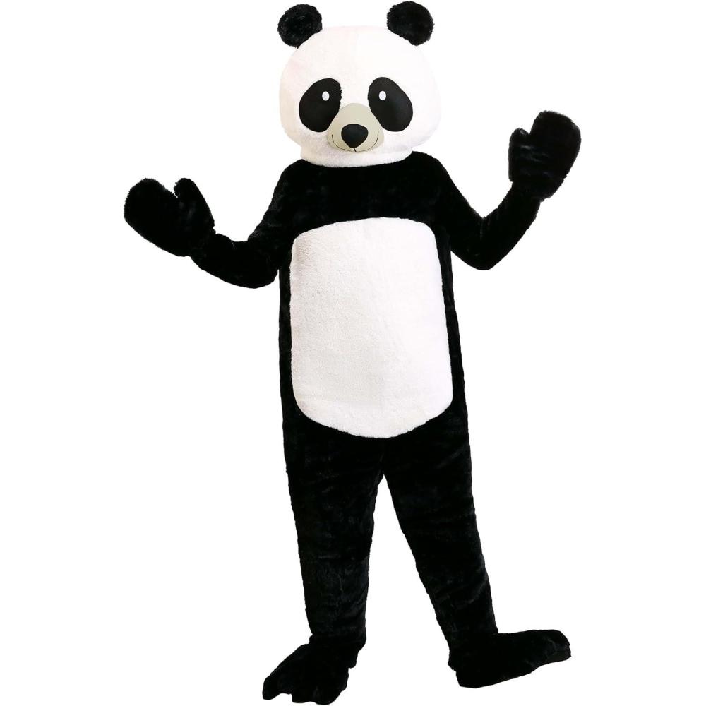 imagePanda Bear Adult Costume  Panda Bear Jumpsuit Costume  Ideal for Costume Parties Halloween and Cosplay