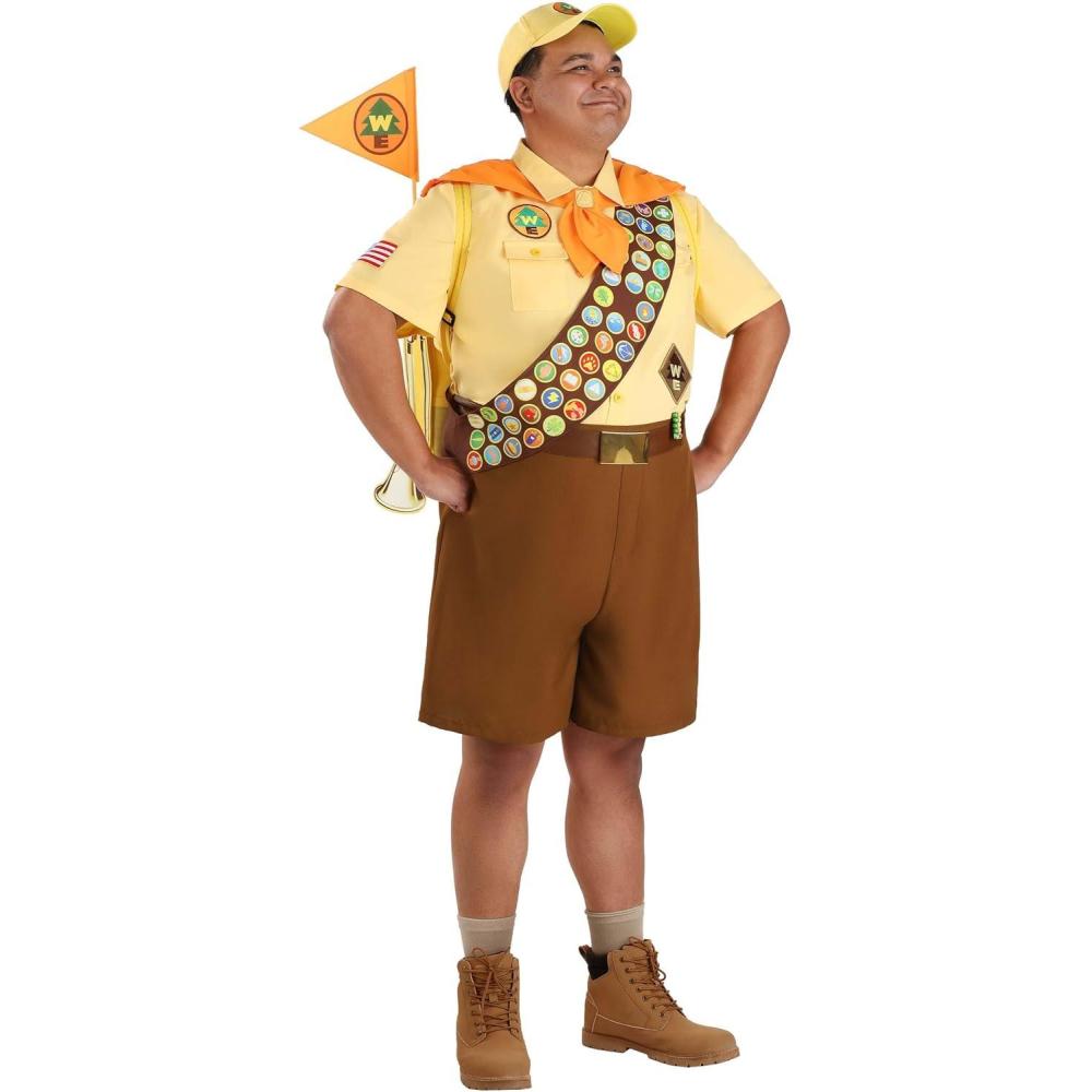 imagePlus Size Deluxe Disney UP Mens Russell Costume  Disney Costumes