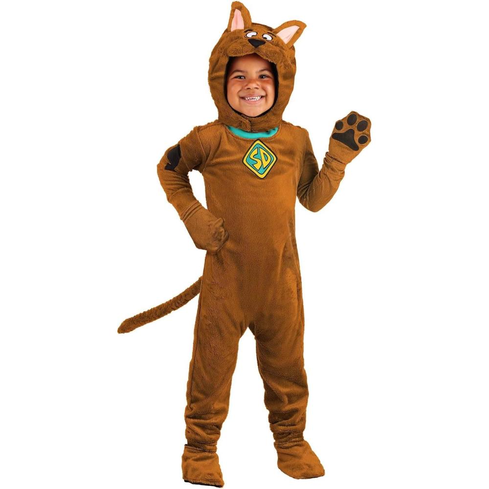 imageToddler Scooby Doo Costume ScoobyDoo Character Jumpsuit Dog Outfit for Halloween ampamp Movie TV Cosplay
