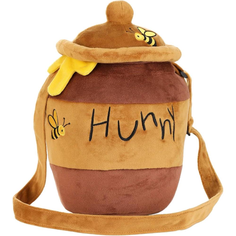 imageWinnie the Pooh Hunny Pot Costume Companion Bag  Soft PotShaped Purse