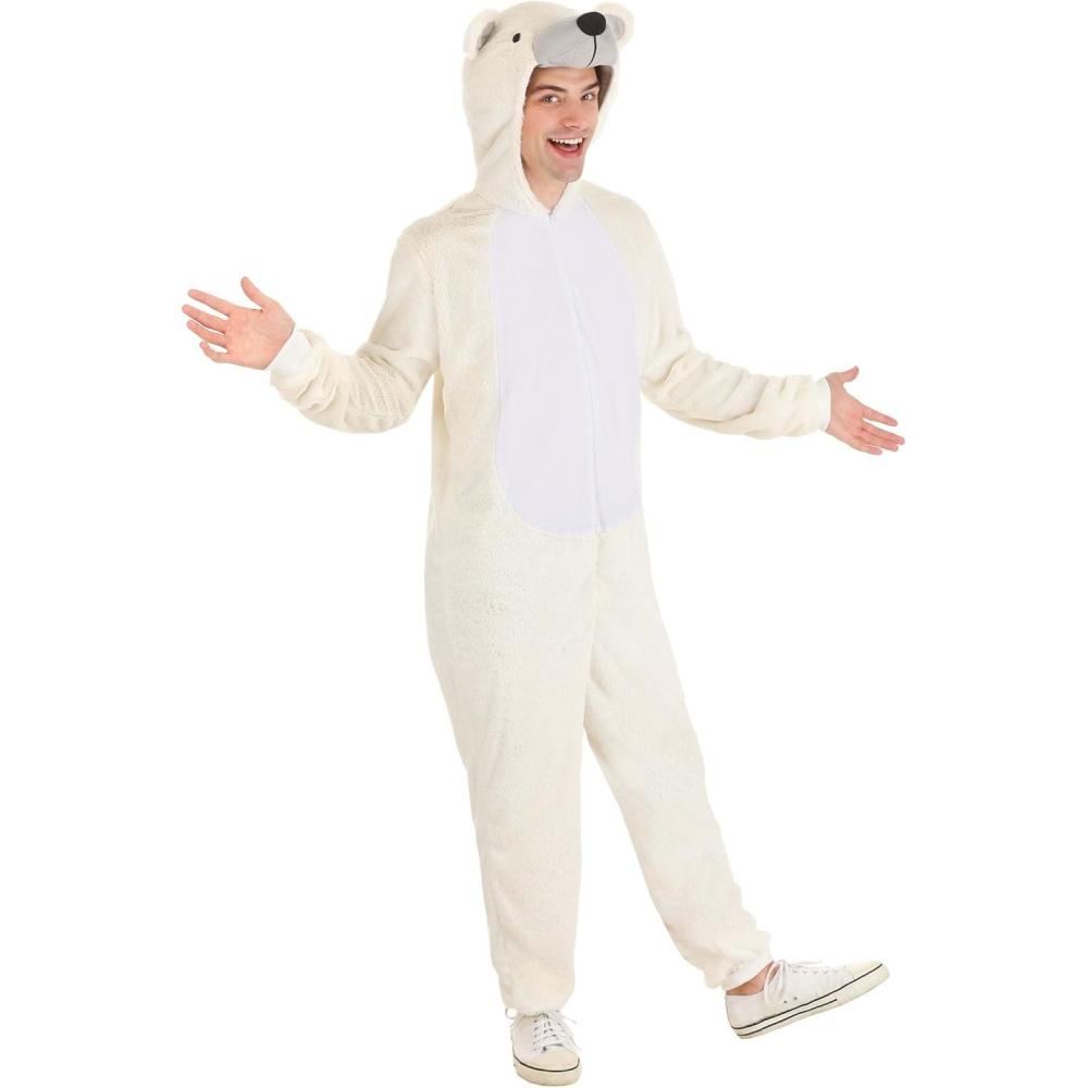 imageWomens Fawn Deer Onesie Cozy Deer Costume for Adults Fawn Onesie PajamasPolar Bear