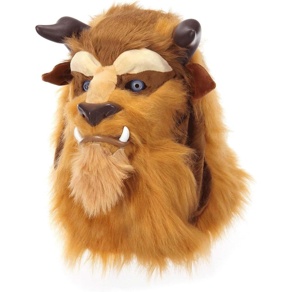 imageelope Disney Beast Mouth Mover Mask with Faux Fur and Moving Jaw Officially LicensedStandard