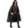 imageAdult Lord of the Rings Aragon Costume Mens Dark Green Ranger Cloak Medieval Warrior Halloween Outfit