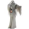 imageFrederick The Floating Phantom Halloween Decoration Scary Monk Ghost Animatronic Covered Outdoor or Indoor Use