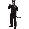 imageFun Costumes Adults Black Cat Costume Cat OnePiece for DressUp or Halloween  XLarge