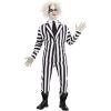 imageFun Costumes Beetlejuice Costume for Adults  Black ampamp White Striped Tuxedo Jacket Pants Shirt ampamp Tie Officially Licensed M