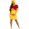 imageWomens Disney Winnie the Pooh Maternity Costume Dress  Officially Licensed Comfortable Pregnancy Halloween Outfit