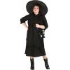 imageWomens Plus Size Gothic Deetz Costume Dress  Classic Dark Witch Halloween Outfit  Lydia Deetz Inspired