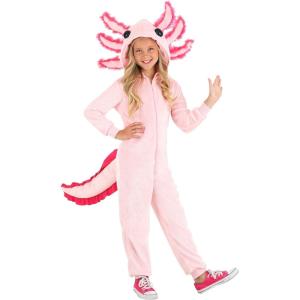 Adorable Axolotl Costume for Kids | Sea Creature Jumpsuit | Halloween or Animal Themed Party Outfit