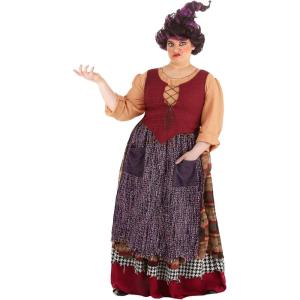 Adult Mary Sanderson Costume | Disney Hocus Pocus Women’s Outfit with Wig