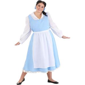 Beauty and the Beast Plus Size Belle Blue Costume Dress