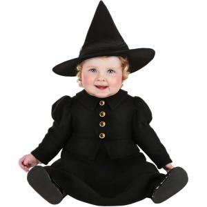 Cozy Classic Infant Witch Costume | Magical & Comfy Baby Halloween Outfit | Infant Witch Costume