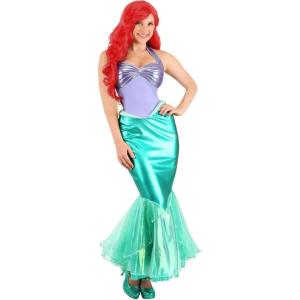 Disguise Adult Little Mermaid Ariel Costume, Deluxe Disney Little Mermaid Adult Costume(Ariel)