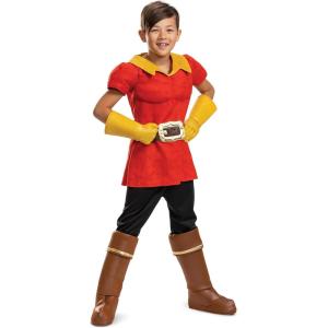 Disguise Boys Gaston Costume, Official Disney Beauty and the Beast Deluxe Kids Costume(Gaston)