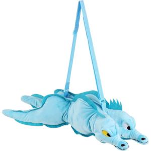 Disney Flotsam & Jetsam Little Mermaid Companion Bag – Adjustable Strap with Zipper Pouch, 24-Inch Plush Design