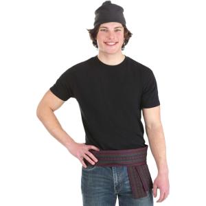 Disney Kristoff Hat and Sash Costume Kit – Fleece Hat with Yarn Pompom, Officially Licensed