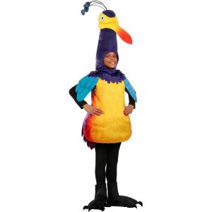 Disney Pixar UP Kevin Costume for Kids – Includes Tunic, Headpiece & Shoe Covers, Colorful Bird Halloween Outfit
