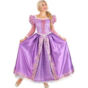 Disney Premium Rapunzel Costume for Women – Officially Licensed Disney’s Tangled Rapunzel Dress for Adults