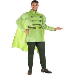 Disney Prince Naveen Men’s Costume from Princess and the Frog – Tunic, Leggings, Cape, Belt