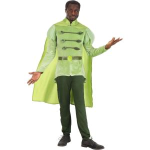 Disney Princess & The Frog Prince Naveen Costume for Men with Tunic, Leggings, Cape & Belt – Officially Licensed