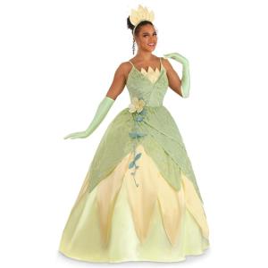 Disney Princess & The Frog Princess Tiana Costume for Women | Authentic Adult Disney Princess Cosplay Dress Outfit