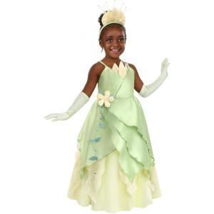 Disney Princess and the Frog Tiana Toddler Costume Dress for Girls – Kid’s Princess Tiana Outfit & Accessories