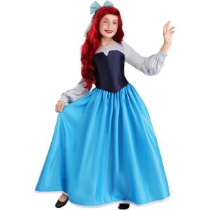 Disney The Little Mermaid Ariel Blue Dress Costume for Girls – Official Disney Princess Halloween Outfit for Kids