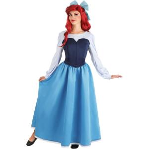 Disney The Little Mermaid Ariel Blue Dress Costume for Women | Adult Disney Princess Dress Cosplay Outfit