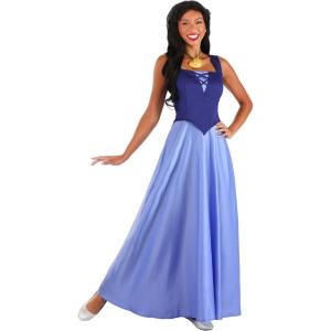 Disney Women’s Vanessa Ursula Costume from The Little Mermaid with Shell Necklace