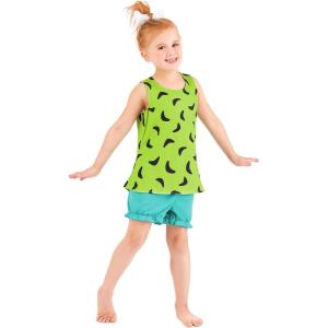 Flintstones Pebbles Costume for Girls – Kid’s Flintstones Outfit – Child Cavewoman Costume – Officially Licensed