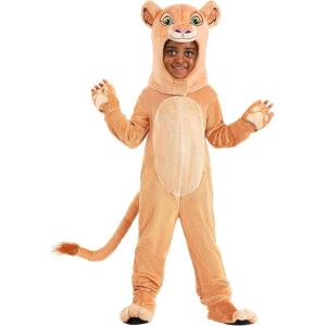 Girl’s Disney The Lion King Nala Toddler Costume ? Plush Jumpsuit with Tail, Headpiece, Gloves, and Shoe Covers