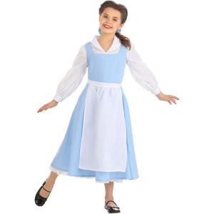 Kids Beauty and the Beast Belle Blue Dress Costume