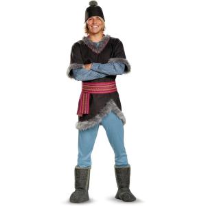Kristoff Costume for Adults, Disney Frozen Men’s Tunic with Hat, Belt and Pants and Boot Covers