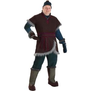 Men’s Frozen Kristoff Plus Size Costume | Officially Licensed Disney Outfit With Pants And Tunic, Thermal Shirt