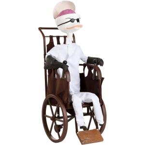 Nightmare Before Christmas Dr. Finkelstein 4ft Animatronic | Motion Activated Mad Scientist Halloween Decor