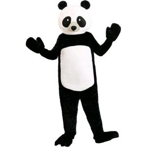 Panda Bear Adult Costume | Panda Bear Jumpsuit Costume | Ideal for Costume Parties, Halloween, and Cosplay