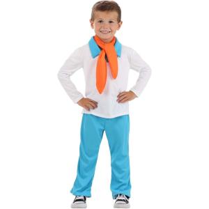 Scooby Doo Fred Costume for Toddlers, Scooby-Doo Character Outfit for Halloween