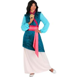 Women’s Disney Mulan Costume – Adult Disney Cosplay Outfits – Female Disney Character Costume Dress