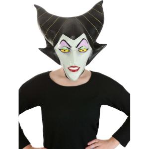 elope Disney Maleficent, Sinister Evil Queen, Latex Villain Costume Mask Standard(Standard)